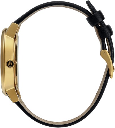 KENSINGTON LEATHER Uhr gold/black 