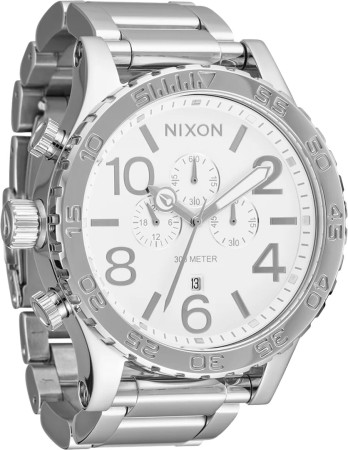 51-30 CHRONO Uhr high polish/white 