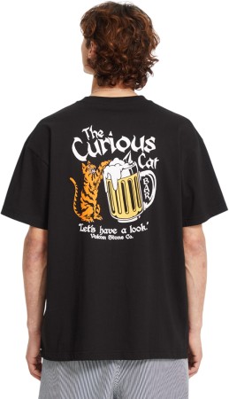 CURIOUS CAT T-Shirt 2025 black 