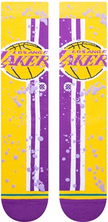 OVERSPRAY LA LAKERS Socks 2024 gold 
