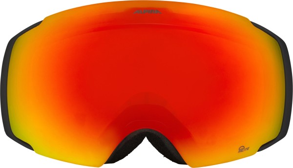 FALERA MAG Q-LITE Schneebrille 2026 black matt/red mirror 