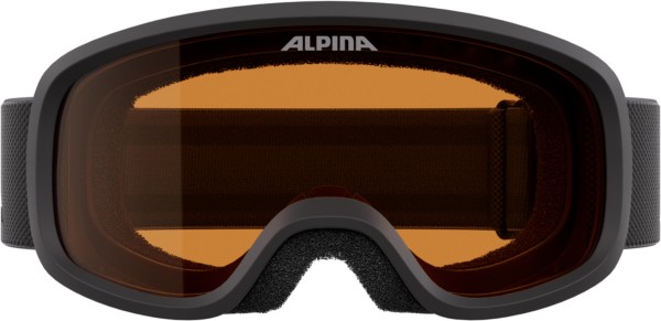PINEY 2.0 Schneebrille 2026 black matt/orange 