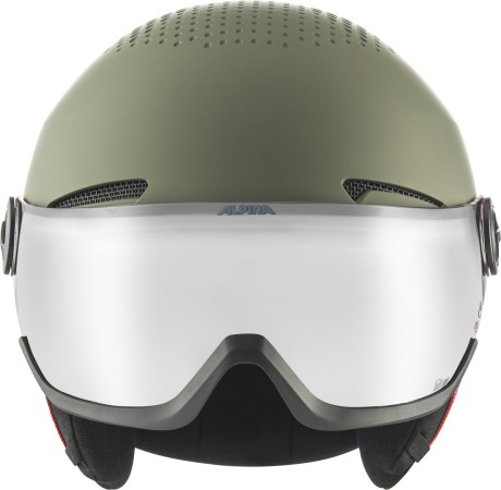 ZUPO VISOR Q-LITE Helm 2025 olive/red matt 