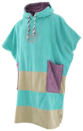 X WH1 V BEACH CREW Poncho aqua 90 