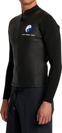 NOISE SUNSET LS FRONT ZIP Neoprenjacke 2024 black 