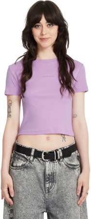 VOLCOMSTONE TIGHT CROP T-Shirt 2025 iris purple 