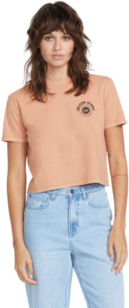 DIAL CROP T-Shirt 2025 sand brown 