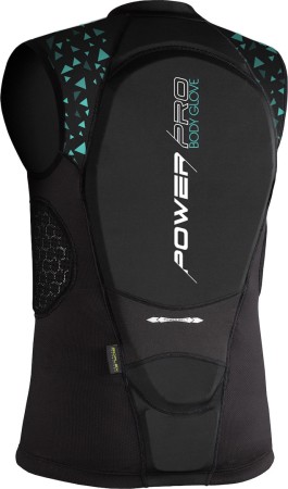 POWER PRO WOMEN Backprotector 2025 black/blue 