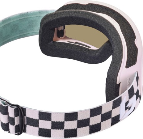 NEVADA JR Goggle 2026 pink checkerboard matte/gold 