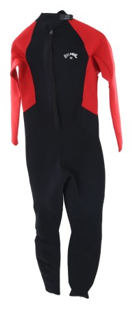 INTRUDER BOYS 3/2 BACK ZIP Full Suit 2022 red 