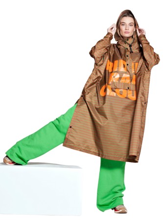 BRETON GREEN Regenponcho 