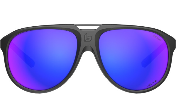 EUPHORIA Sonnenbrille 2024 black matte/volt + ultraviolet polarized 