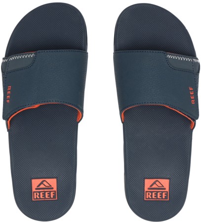 FANNING SLIDE Sandale 2025 navy/orange/white 