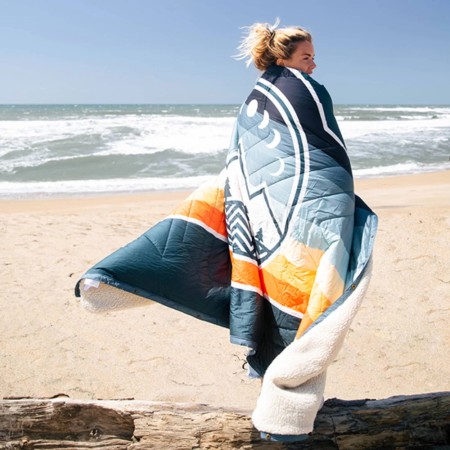 CLOUDTOUCH 4in1 Blanket 2025 camp vibes/greengabel 