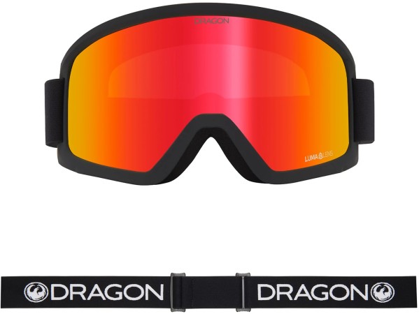 DX3 L Schneebrille 2026 black/lumalens red ion 