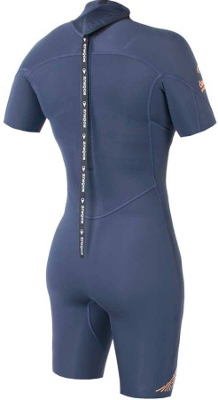 FLY OYSTERPRENE WOMEN 2/2 BACK ZIP Shorty 2025 navy 