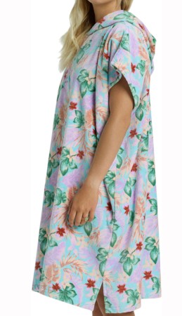 WOMENS HOODED TOWEL Poncho 2025 coastal blue 