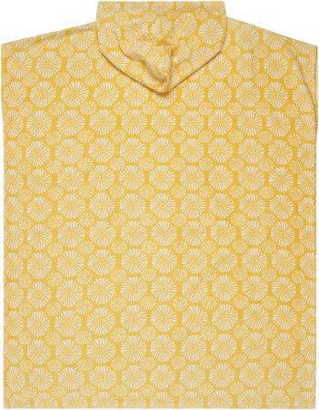 STAY MAGICAL PRINTED Poncho 2025 banana cream tropical tile 