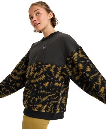 WAVES OF WARMTH CREW NECK Fleece 2026 true black 