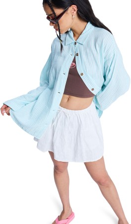MORNING SHINE STRIPE Hemd 2026 washed blue 