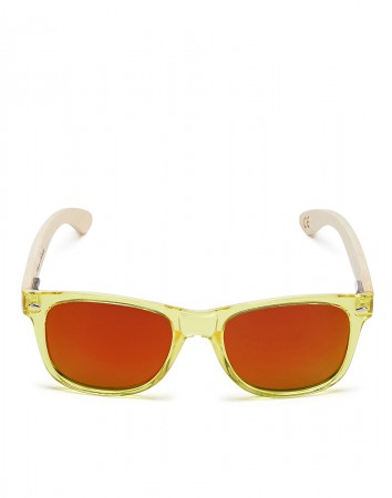 BAMBOO Sonnenbrille transparent yellow/gold 
