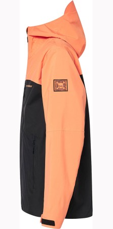 TC SKULL REDUCT SHELL Jacket 2024 blackout/soft orange 