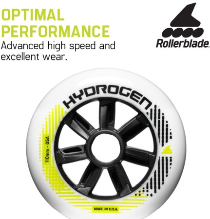 HYDROGEN 110MM/85A 8-Pack Wheelset 2025 white 