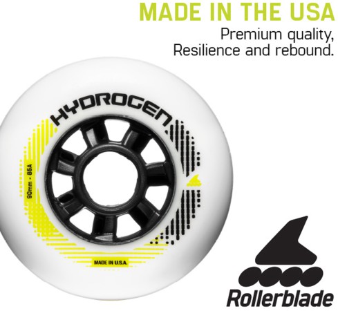 HYDROGEN 90MM/85A 8er Pack Rollenset 2025 white 