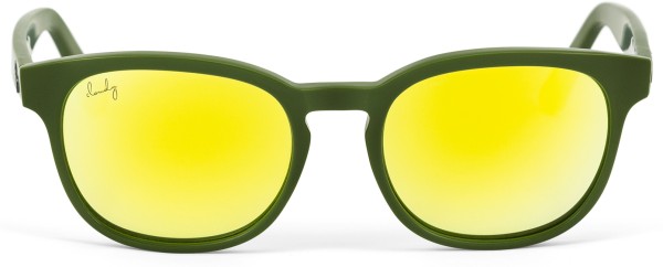 INCUS Sonnenbrille army green/gold mirror 
