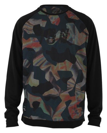 WETSHIRT LS Lycra 2022 grey camo 