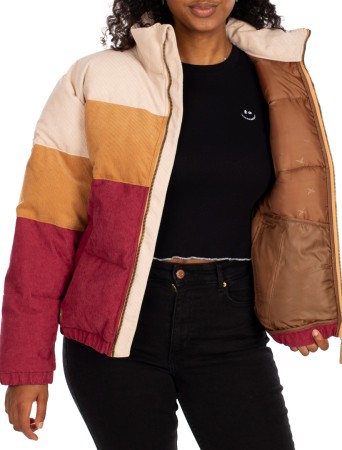 CORDY PUFFER Jacke 2024 dark red 