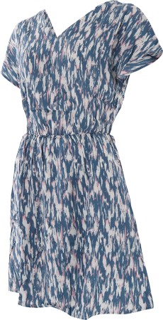 BLOSSY Kleid navy white 