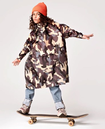 JUNGLE CAMO KIDS Regenponcho 