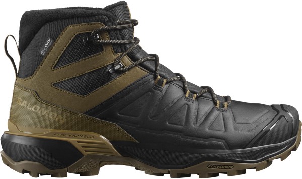 X ULTRA SNOWPILOT WP Schuh 2025 black/military olive/gothic olive 