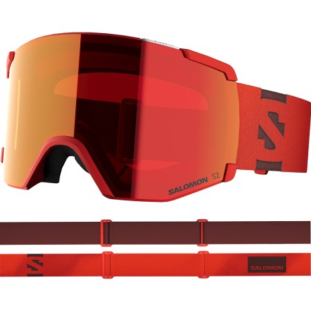 S/VIEW Schneebrille 2025 cherry tomato/universal mid red 