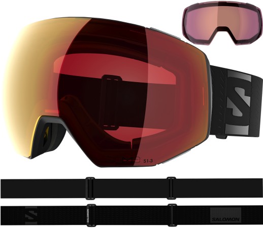 RADIUM PRIME SIGMA PHOTOCHROMIC Schneebrille 2026 black/sigma photo poppy red 