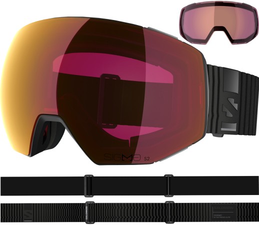 RADIUM PRIME SIGMA Goggle 2026 black/sigma poppy red 