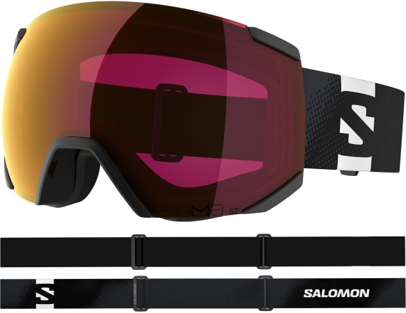 RADIUM SIGMA Schneebrille 2026 black/sigma poppy red 