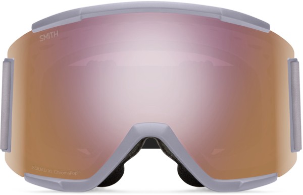 SQUAD XL Schneebrille 2026 lunar fog/chromapop everyday rose gold mirror 