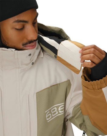 TRANSFER 2001 Jacke 2026 limestone colorblock 