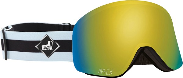 OXIA THE ONE EDITION Magnet Goggle 2025 stand up/revo gold + bonus lens yellow 