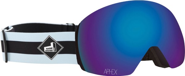 STYX THE ONE EDITION Magnet Schneebrille 2025 stand up strap/revo blue + Zusatzglas yellow 