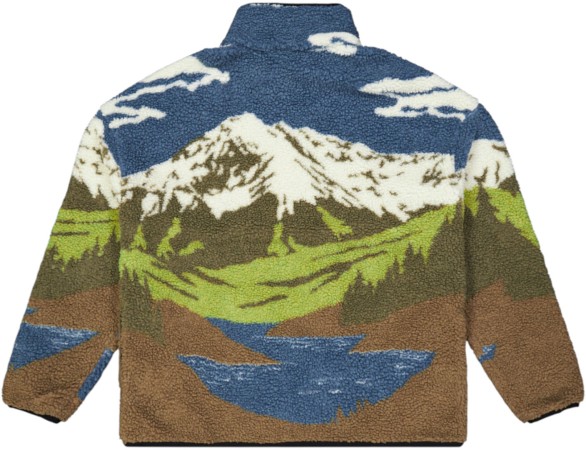 HAFDALS Zip Fleece 2026 cloudy landscape 