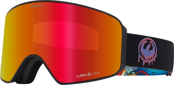 NFX MAG Schneebrille 2026 rattled/lumalens red ion + lumalens amber 