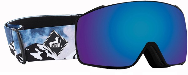 ORION THE ONE EDITION Magnet Schneebrille 2025 mountain strap/revo blue + Zusatzglas yellow 