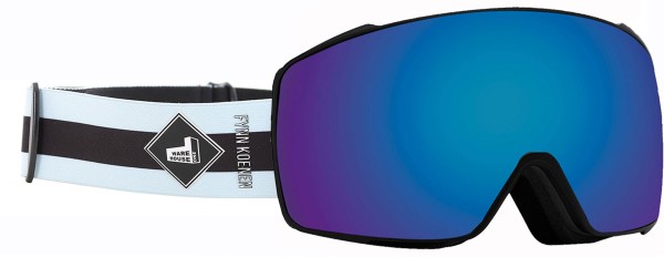 ORION THE ONE EDITION Magnet Schneebrille 2025 fynn strap/revo blue + Zusatzglas yellow 