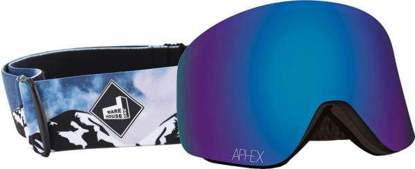 OXIA THE ONE EDITION Magnet Schneebrille 2025 mountain strap/revo blue + Zusatzglas yellow 