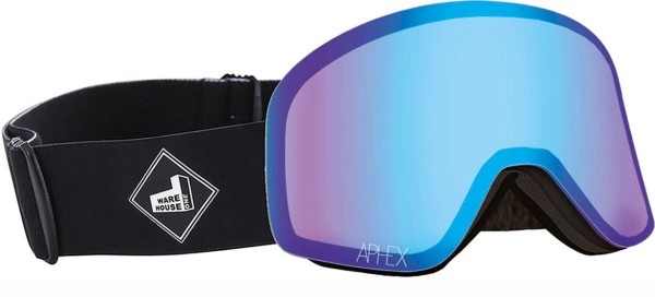 OXIA THE ONE EDITION Magnet Schneebrille 2025 black strap/photochromatic revo blue 