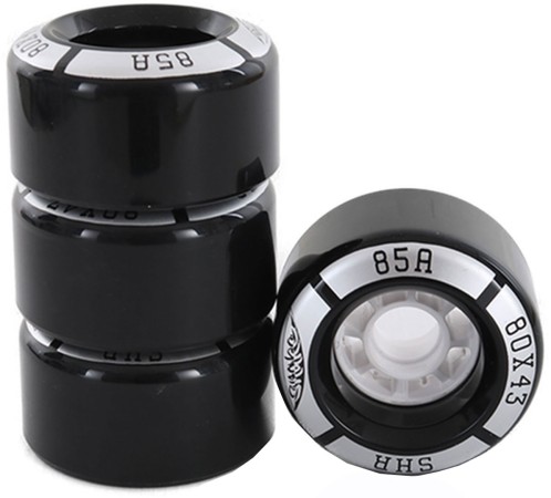 PRO 2.0 Snakeboard Rollenset 80mm/85a 4er Pack black/grey 