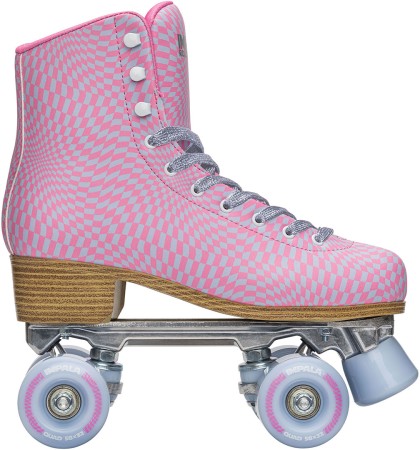 QUAD SKATE Roller Skate wavy check 